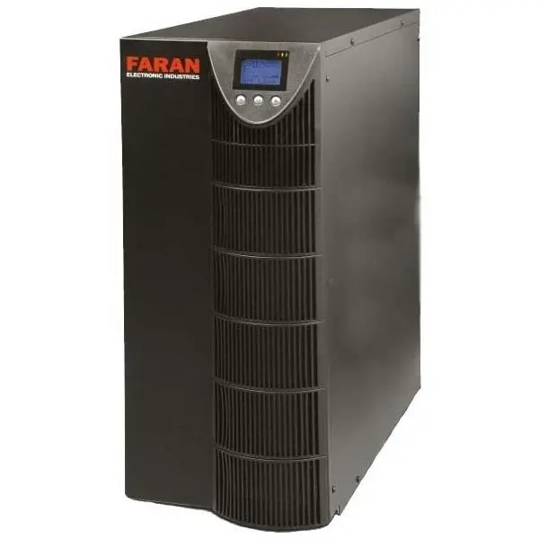 یو پی اس فاران مدل تایتان آنلاین 10 کی وی ای به همراه باتری Faran Titan OnLine LCD 10KVA UPS With Battery