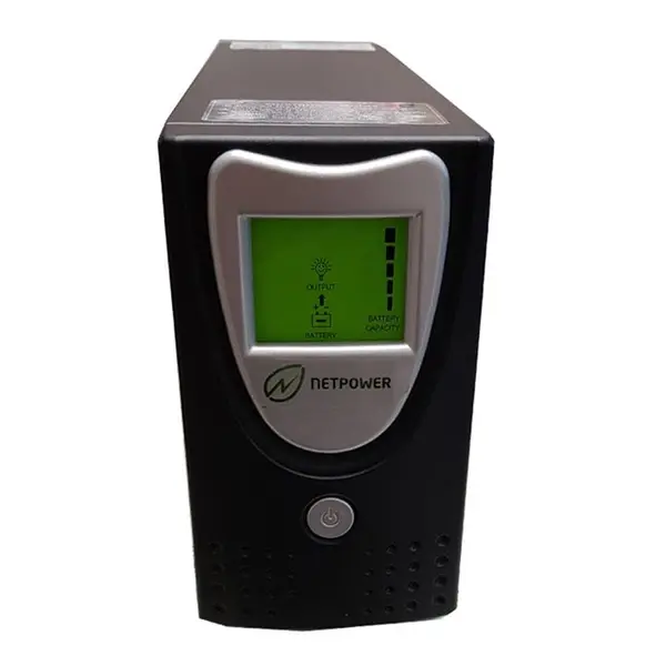 یو پی اس نت پاور ظرفیت 700VA باطری داخلی و نمایشگر دیجیتال Netpower UPS 700VA Internal Battery And LCD