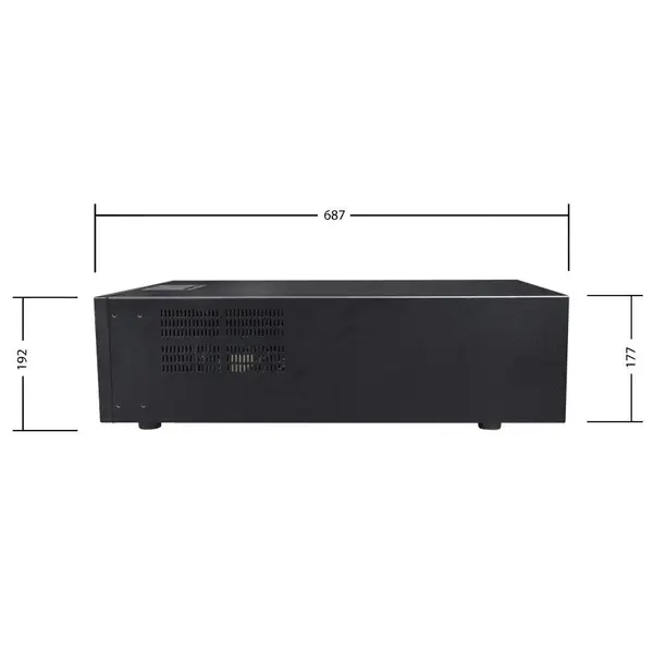 یو پی اس سری Cadillac مدل CAD10KX1-RT-4U Faratel CAD10KX1-RT-4U Series Cadillac Line-Interactive UPS - 3