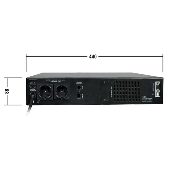 یو پی اس فاراتل مدل DSS1500B-RT با ظرفیت 1500 ولت آمپر - 4
