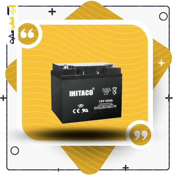باتری یو پی اس هیتاکو – صنعت hitaco – sanat HB42-12 12V42 AH