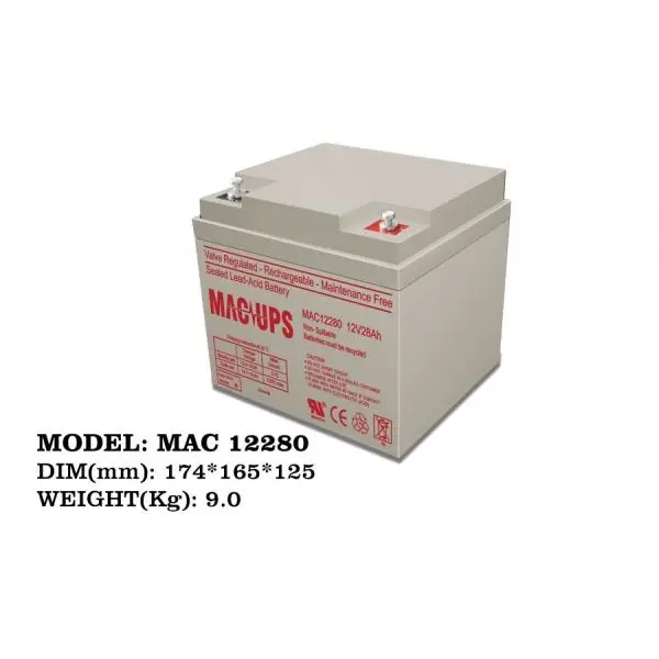 باتری MAC 12V28Ah Faratel MAC 12280 12V 28AH UPS Battery