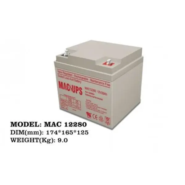 باتری MAC 12V42Ah Faratel MAC 12420 12V 42AH UPS Battery - 5