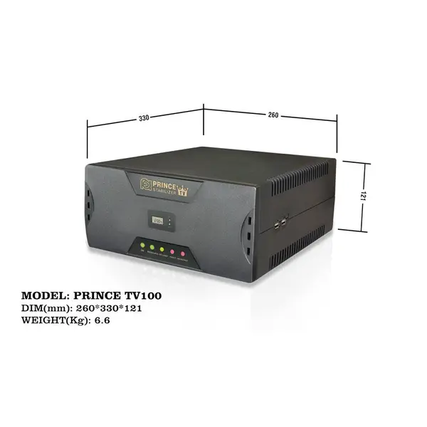 استابیلایزر فاراتل هوشمند لوازم الکترونیک خانگی PRINCE TV100 Faratel PRINCE TV100 Stabilizer - 3