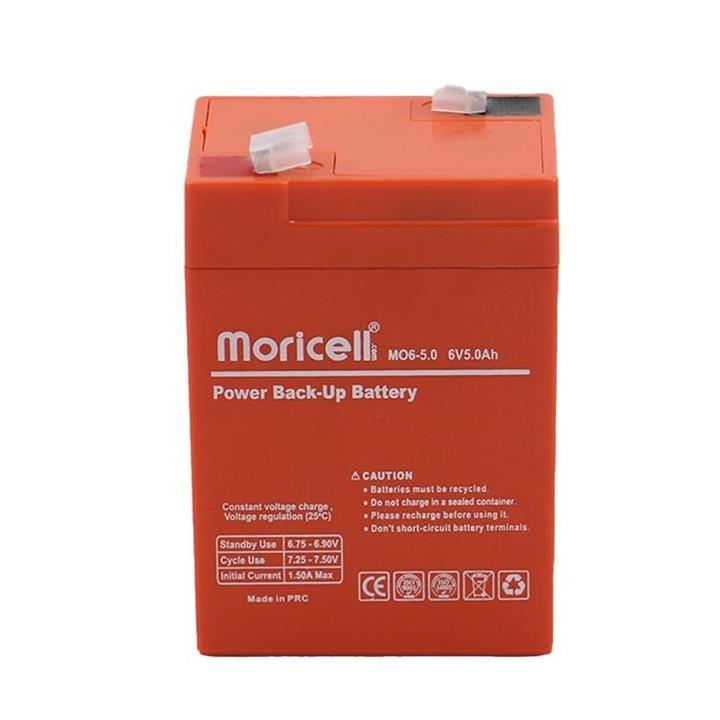 باتری ups یو پی اس 6ولت 5 آمپر موریسل Moricell مدل MO6-5