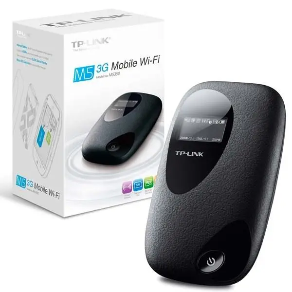 مودم 3G بی سیم و قابل حمل تی پی-لینک مدل M5350 TP-LINK M5350 3G Mobile Portable Wi-Fi Modem Router