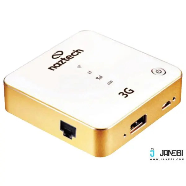 مودم بی سیم 3G به همراه پاوربانک نزتک Naztech NZT-7730 3G Router Wi-Fi Hotspot and Powerbank