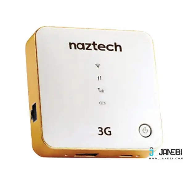 مودم بی سیم 3G به همراه پاوربانک نزتک Naztech NZT-7730 3G Router Wi-Fi Hotspot and Powerbank
