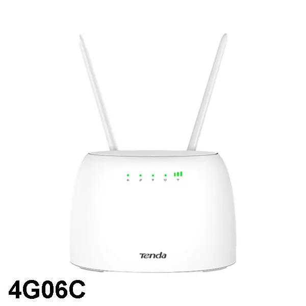 مودم روتر 4G LTE بی سیم N300 تندا 4G06C