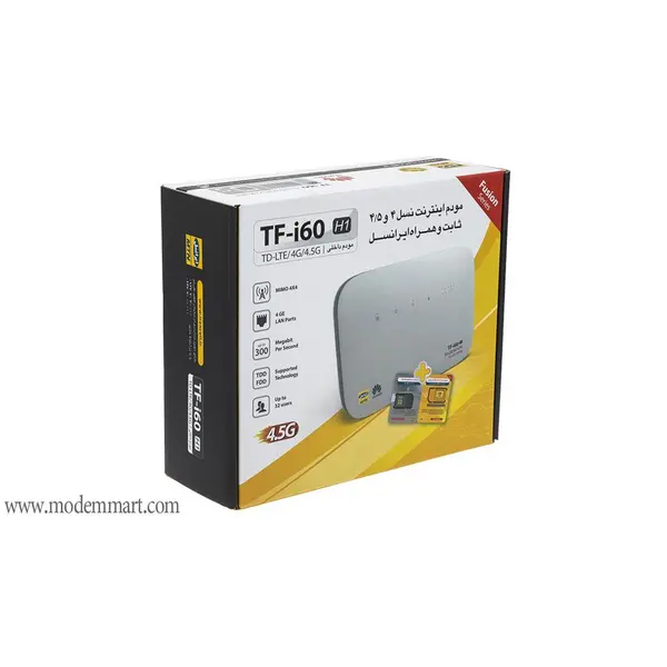 مودم 4G/TD-LTE ایرانسل مدل TF-i60H1