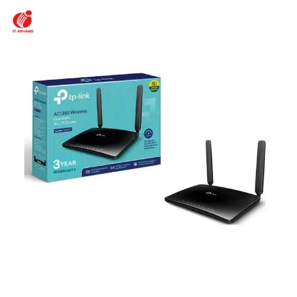 مودم روتر 4G تی پی لینک مدل TP-Link MR400-V4 Archer MR400 AC1200 Wireless Dual Band 4G LTE Router - 2
