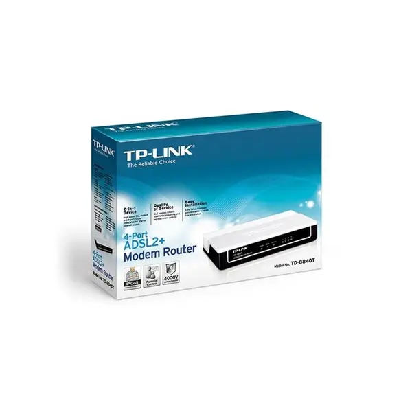 مودم-روتر +ADSL2 تی پی لینک TD-8840 TP-Link ADSL2+ Router TD-8840 - 2