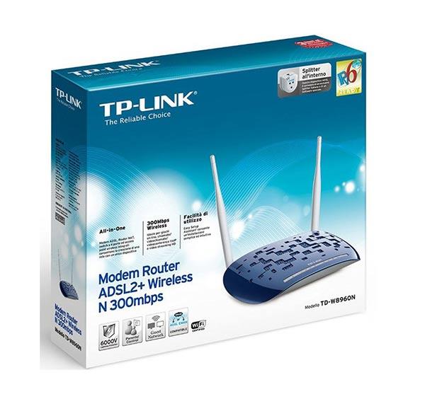 TP-Link Wireless N ADSL2+ Modem Router TD-W8960N