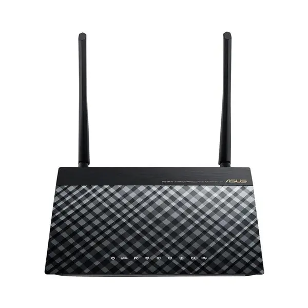 مودم-روتر ADSL و بی سیم ایسوس مدل DSL-N12U B1 Asus DSL-N12U B1 Wireless N300 ADSL Modem Router Asus DSL-N12U Wireless N300 ADSL Modem Router