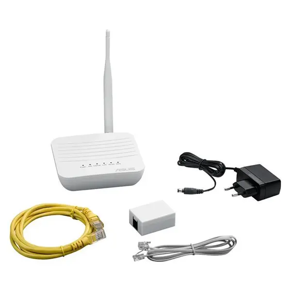مودم روتر ADSL بی سیم N150 ایسوس مدل DSL-N10S Asus DSL-N10S Wireless N150 ECO-Wi-Fi ADSL Modem Router