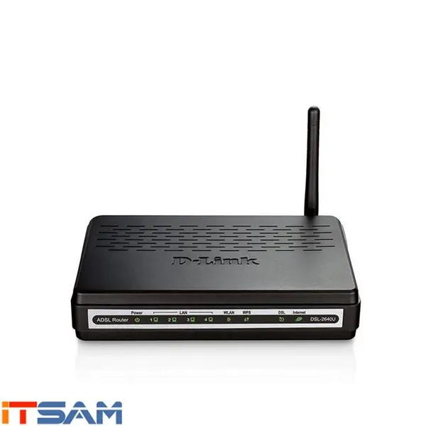 مودم-روتر بی سیم دی لینک DSL-2640U/N D-Link DSL-2640U/N Wireless ADSL2+ 4-Port Modem Router
