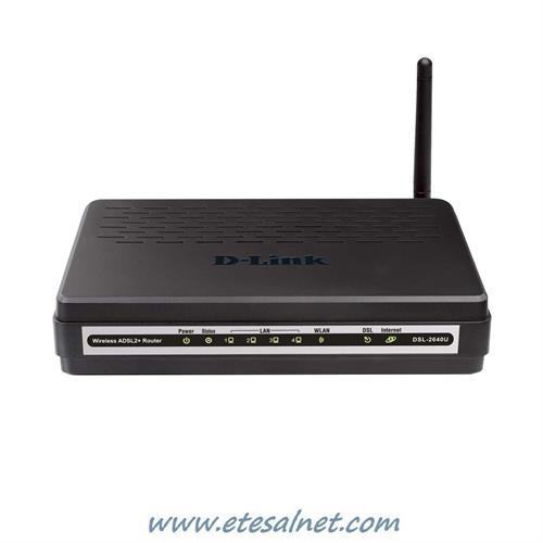 D-Link DSL-2640U/N Wireless ADSL2+ 4-Port Modem Router