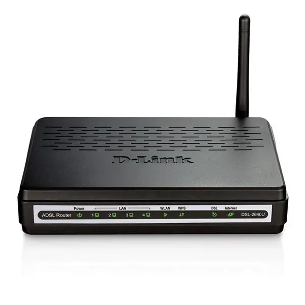 مودم-روتر بی سیم دی لینک DSL-2640U/N D-Link DSL-2640U/N Wireless ADSL2+ 4-Port Modem Router