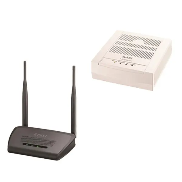 مودم زایکسل مدلP-650-T1 به همراه روتر زایکسل NBG-418N