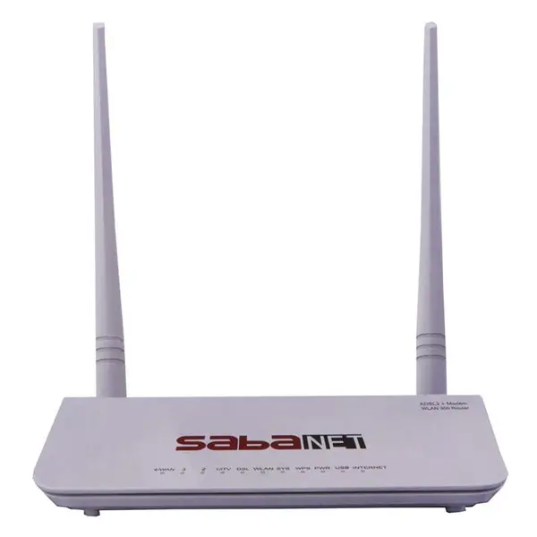 مودم روتر SabaNet Tenda Wireless N300 ADSL 2Plus - 5