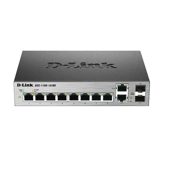 سوییچ 10 پورت دی لینک مدل دی جی اس 1100 D-Link DGS-1100-10/ME‎ 10 Port Smart Switch - 2