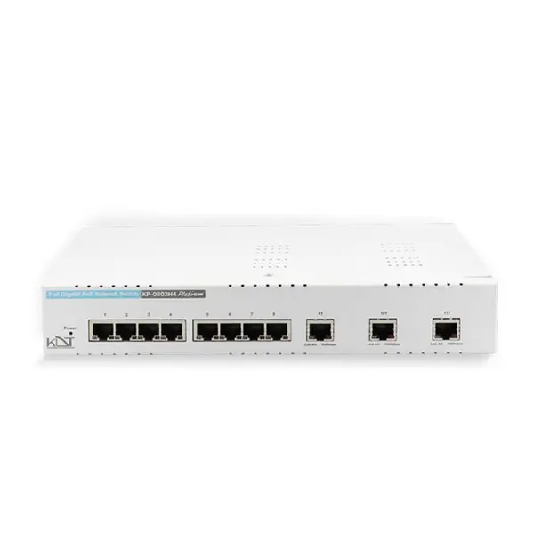 سوئیچ شبکه 11Ports POE یازده پورت ترکیبی کی دی تی مدل KP-0803H4 KDT KP-0803H4 Unmanaged POE Gigabit Switch - 2
