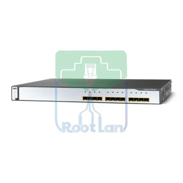 سوییچ سیسکو 12 پورت Cisco WS-C3750-12S-S Cisco WS-C3750G-12S-S Switch - 4
