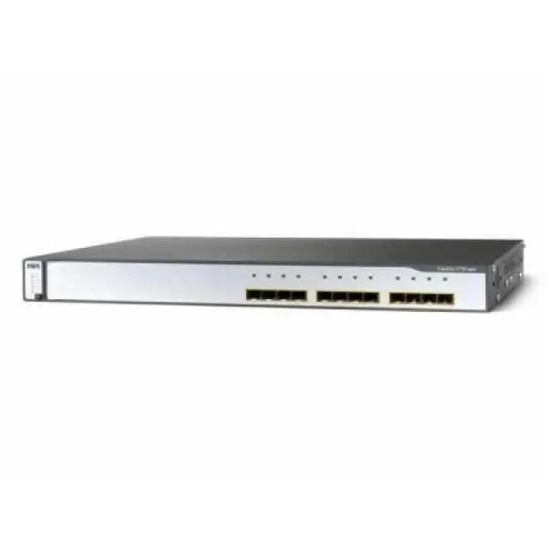 سوییچ سیسکو 12 پورت Cisco WS-C3750-12S-S Cisco WS-C3750G-12S-S Switch - 2