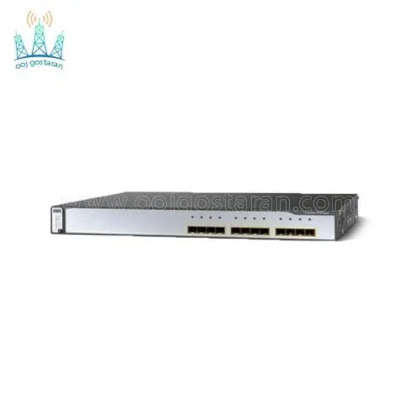 سوییچ سیسکو 12 پورت Cisco WS-C3750-12S-S Cisco WS-C3750G-12S-S Switch - 3