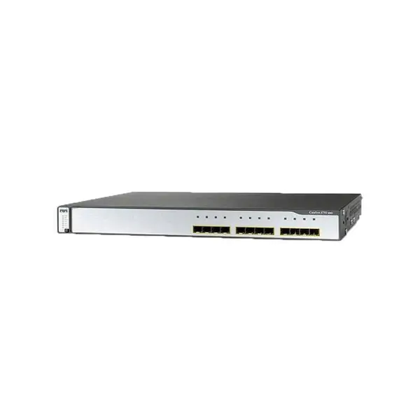 سوییچ سیسکو 12 پورت Cisco WS-C3750-12S-S Cisco WS-C3750G-12S-S Switch - 5