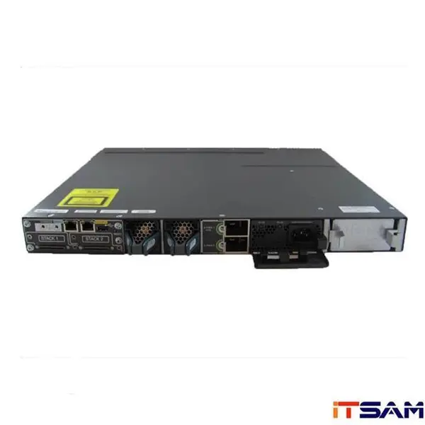 سوئیچ شبکه 12 پورت سیسکو WS-C3750X-12S-S Cisco WS C3750X 12S S Switch - 5