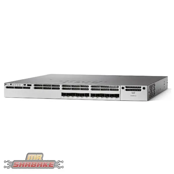 سوئیچ شبکه 12 پورت سیسکو WS-C3850-12XS-S - 3