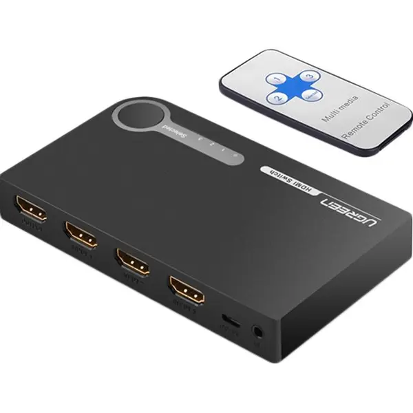 سوئیچ 1 به 3 HDMI یوگرین مدل 40234 UGREEN 40234 1x3 HDMI Switch - 3