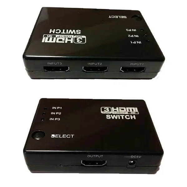 سوئیچ 1 به 3 HDMI مدل CY-35 Faranet HDMI Switch 3port+control
