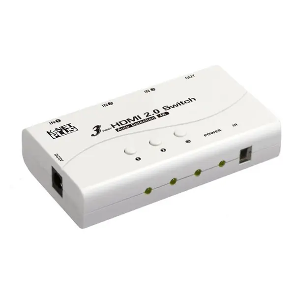 سوئیچ 1 به 3 HDMI کی نت مدل kps713 K-NET Plus kps713 1x3 HDMI Switch