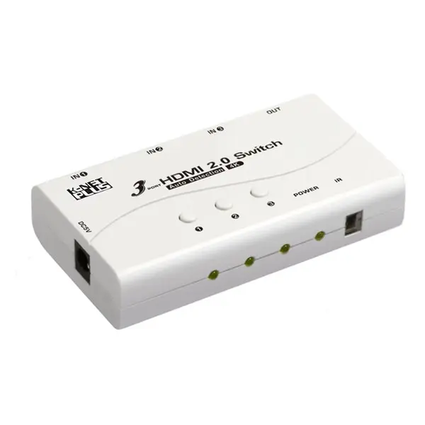 سوئیچ 1 به 3 HDMI کی نت مدل kps713 K-NET Plus kps713 1x3 HDMI Switch - 3