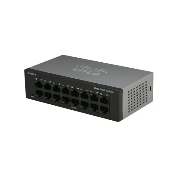 سوئیچ 16 پورت و غیر مدیریتی لینک سیس مدل اس اف 100 دی Linksys SF100D-16 16-Port 10/100Mbps PoE Unmanaged Desktop Switch - 4