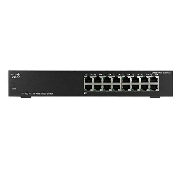 سوئیچ 16 پورت و غیر مدیریتی لینک سیس مدل اس اف 100 دی Linksys SF100D-16 16-Port 10/100Mbps PoE Unmanaged Desktop Switch - 3