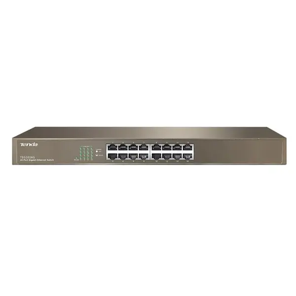 سوییچ 16 پورت 10/100/1000 تندا تی ای اچ 1016 جی Tenda 16-Port 10/100/1000 Gigabit Switch TEG1016G - 3