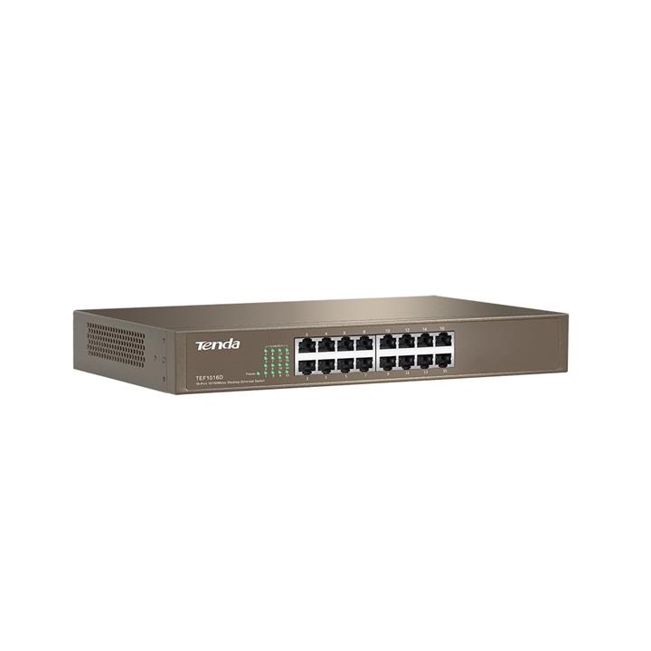 Tenda TEF1016D 16-Port Fast Ethernet Desktop/Rackmount Switch