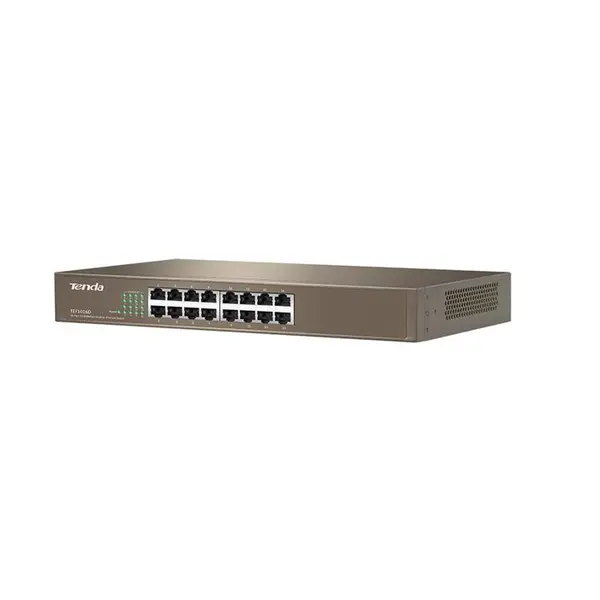 سوئیچ 16 پورت غیرمدیریتی تندا مدل تی ای اف 1016 دی Tenda TEF1016D 16-Port Fast Ethernet Desktop/Rackmount Switch - 2
