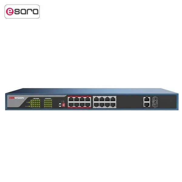 سوییچ 16 پورت هایک ویژن مدل DS-3E1318P-E - 4