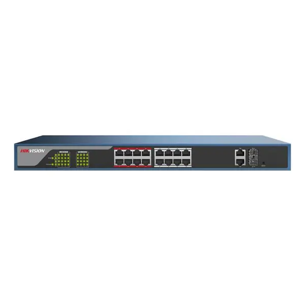 سوییچ 16 پورت هایک ویژن مدل DS-3E1318P-E - 2