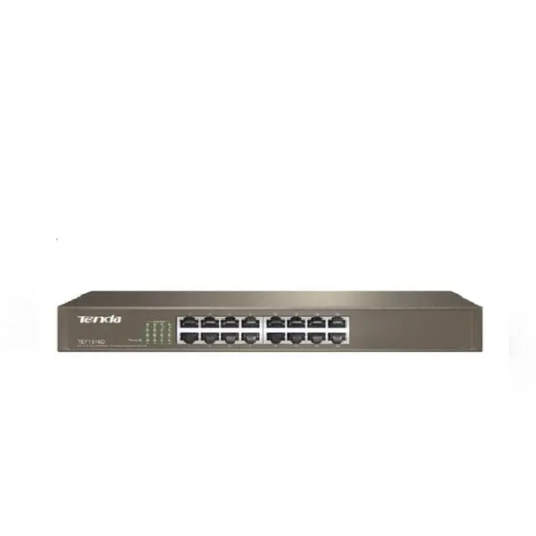 سوییچ 16 پورت POE غیر مدیریتی تندا TEG1116P 16Port Gigabit Ethernet Switch TEG1116P-16-150W
