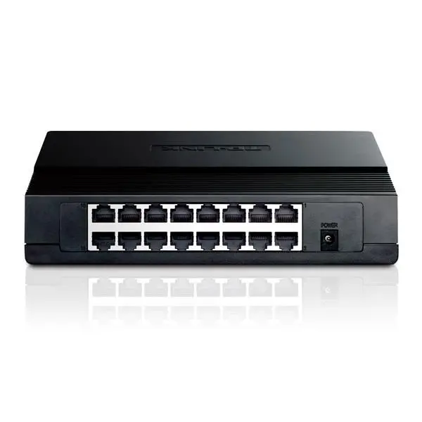 سوییچ 16 پورت مگابیتی و دسکتاپ تی پی-لینک مدل TL-SF1016D TP-LINK TL-SF1016D 16-Port 10/100Mbps Desktop Switch - 3