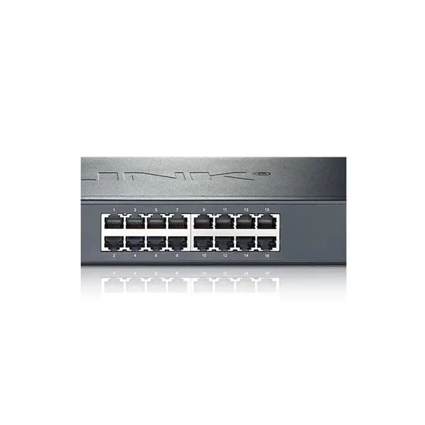 سوییچ 16 پورت گیگابیتی و رکمونت تی پی-لینک مدل TL-SG1016 TP-LINK TL-SG1016 16-Port Gigabit Rackmount Switch - 2