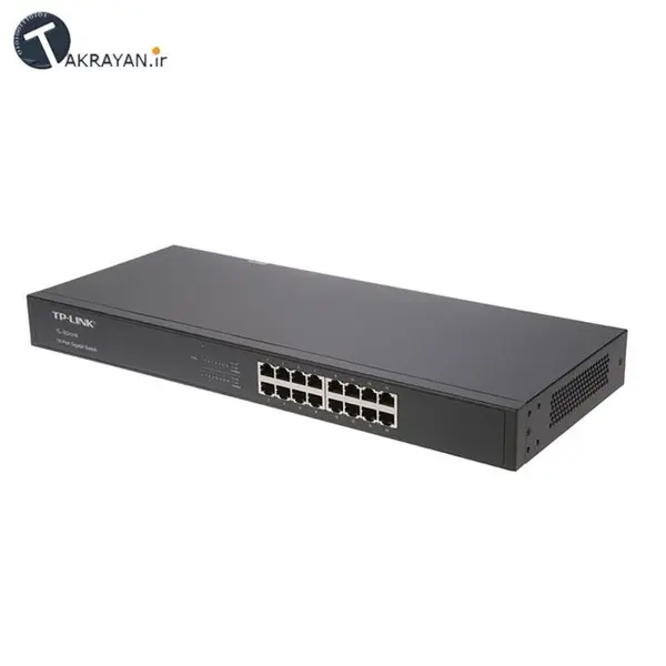 سوییچ 16 پورت گیگابیتی و رکمونت تی پی-لینک مدل TL-SG1016 TP-LINK TL-SG1016 16-Port Gigabit Rackmount Switch - 5