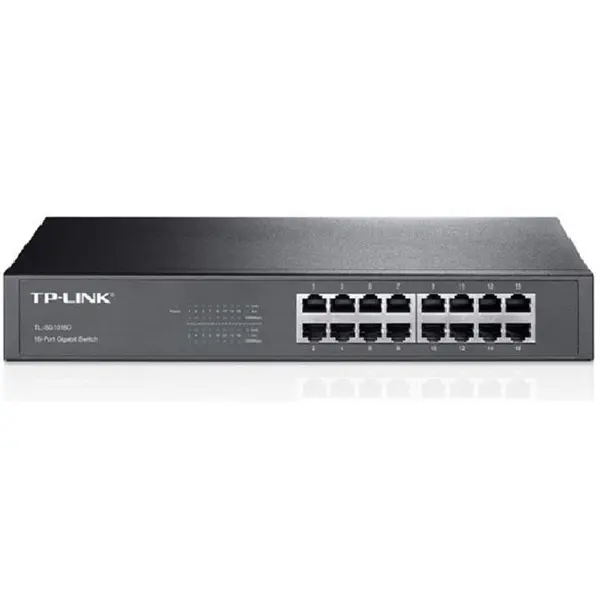 سوییچ 16 پورت گیگابیتی تی پی-لینک مدل TL-SG1016D TP-LINK TL-SG1016D 16-Port Gigabit Switch - 4