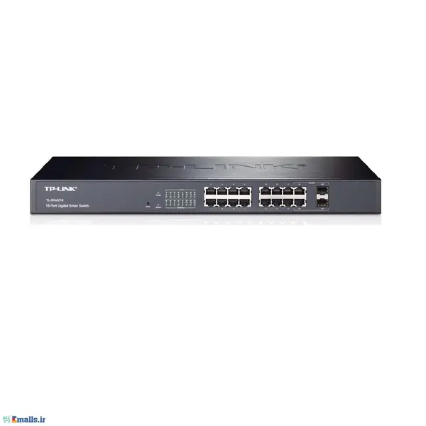 تی پی لینک سوئیچ 16 پورت مدیریتی وب اسمارت TL-SG2216WEB TP-LINK TL-SG2216WEB 16-Port Gigabit Web Smart Switch TL-SG2216WEB - 3