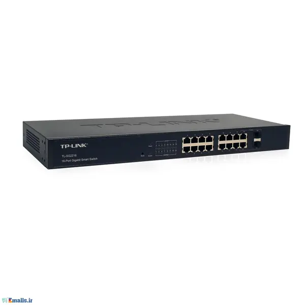 تی پی لینک سوئیچ 16 پورت مدیریتی وب اسمارت TL-SG2216WEB TP-LINK TL-SG2216WEB 16-Port Gigabit Web Smart Switch TL-SG2216WEB - 5